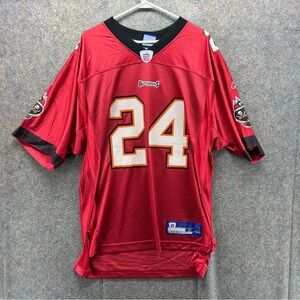 Cadillac Williams Tampa Bay Buccaneers Jersey Men Medium Red NFL Reebook Vintage